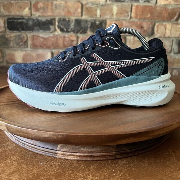 ASICS Gel Kayano 30 Blue Pink Women's 6.5 FF Blast Road Running Shoes Sneakers - Picture 1 of 16